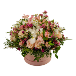 Ziedu kārba "Rozā melodija"