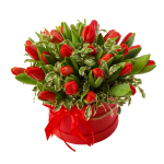 Ziedu kārba "Kaislīgs pušķis"