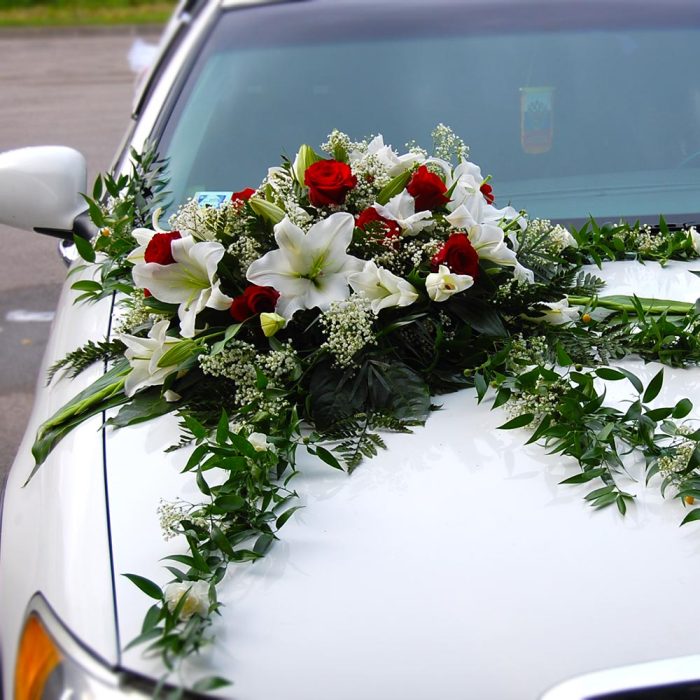 Auto dekors kāzām #03